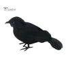 Scary Outdoor Yard Decor Realistic Black Crow Halloween Decor, Lifelike Feathered Raven Figurine Prop Creepy Home Items for Haunted House, Artificial