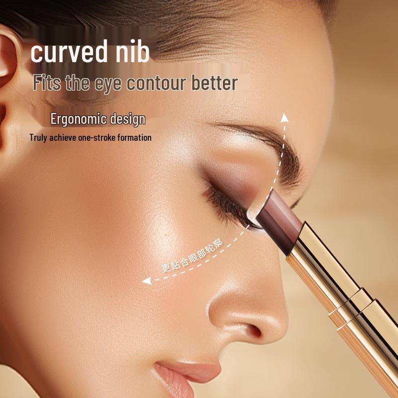 Paleta de Sombras de Ojos Tricolor OCHEAL: Lápiz de Sombra de Ojos Iluminador Mate, con Purpurina y Perlado para Estilos Europeos y Americanos.