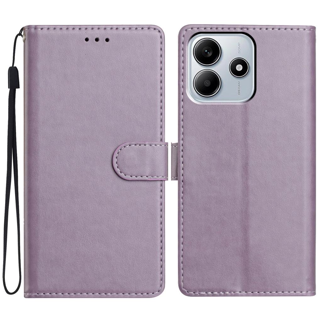 For Xiaomi Redmi Note 14 5G Leather Case Wallet Stand Phone Cover with Handy Strap
