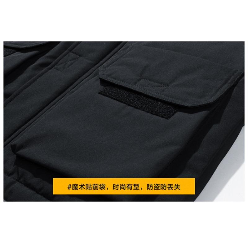 Autumn and winter men's clothing trends, new down jackets, thickened hooded warm jackets, men's handsome and versatile cold clothing, winter clothes