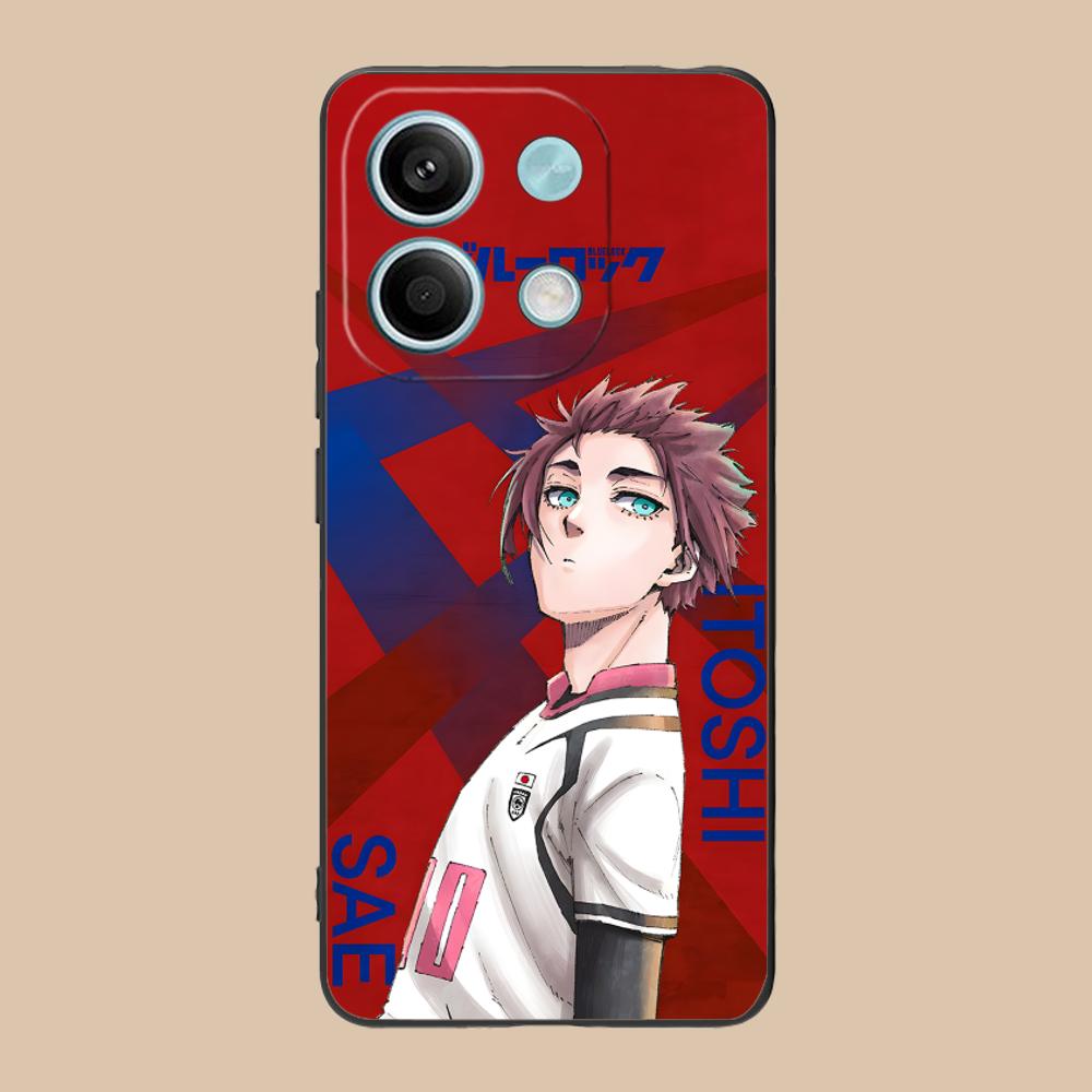 Blue Lock Itoshi sae Phone Case for POCO M7 M6 M5 M4 M3 X7 X6 X5 X4 X3 Pro GT 5G Colorful Printing Cover Luxury Pretty Cover