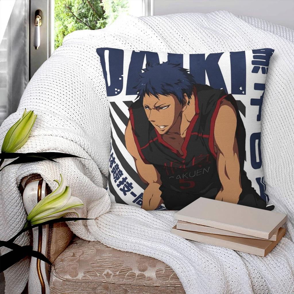 Harajuku Basketball Kuroko No Basket Basuke Kaijo Square Pillowcase Pillow Cover Cushion Comfort Throw Pillow for Home Car