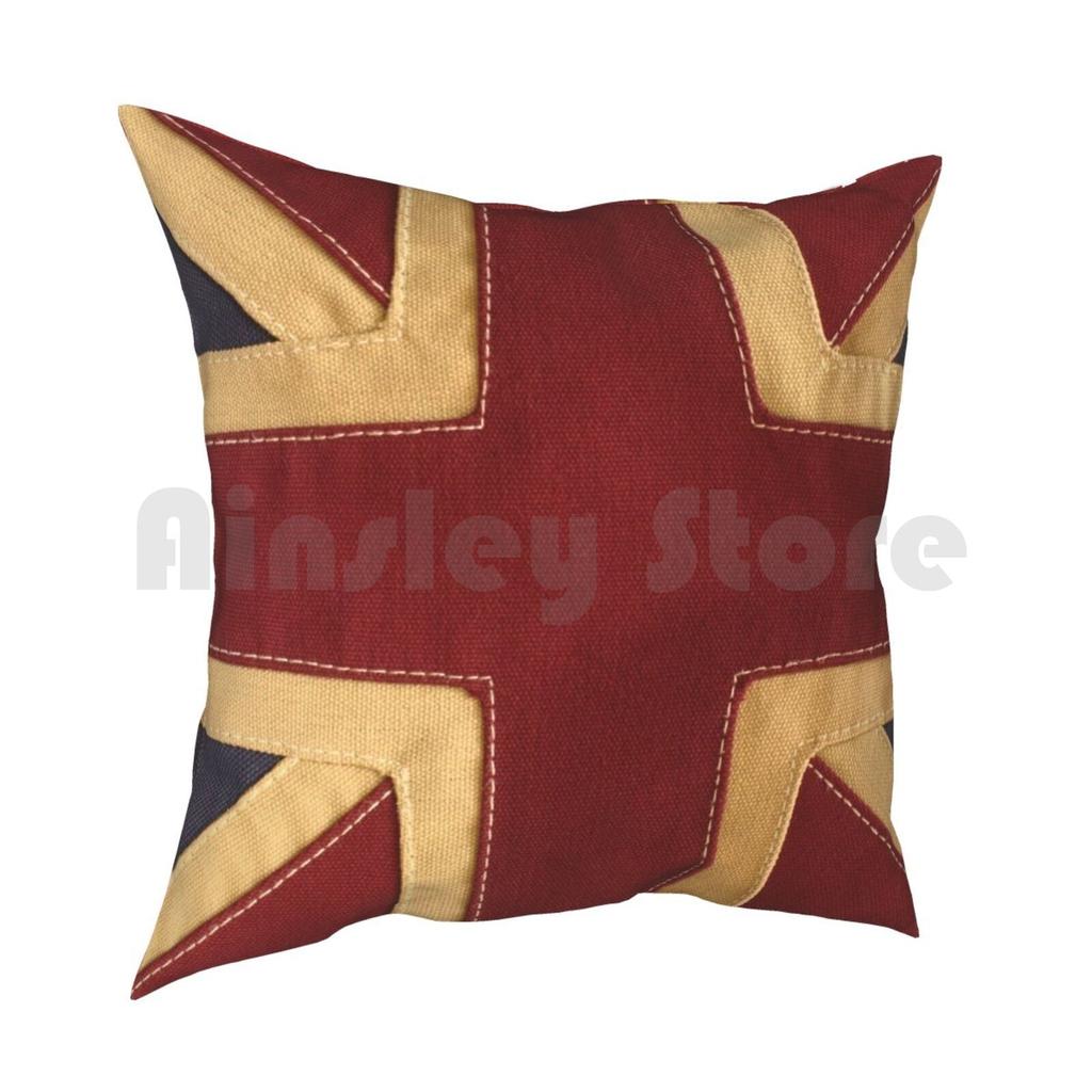 Union Jack Kissenbezug Bedruckt Zuhause Weiches Zierkissen Union Jack Union Jack Flagge England Großbritannien Britisch UK Groß