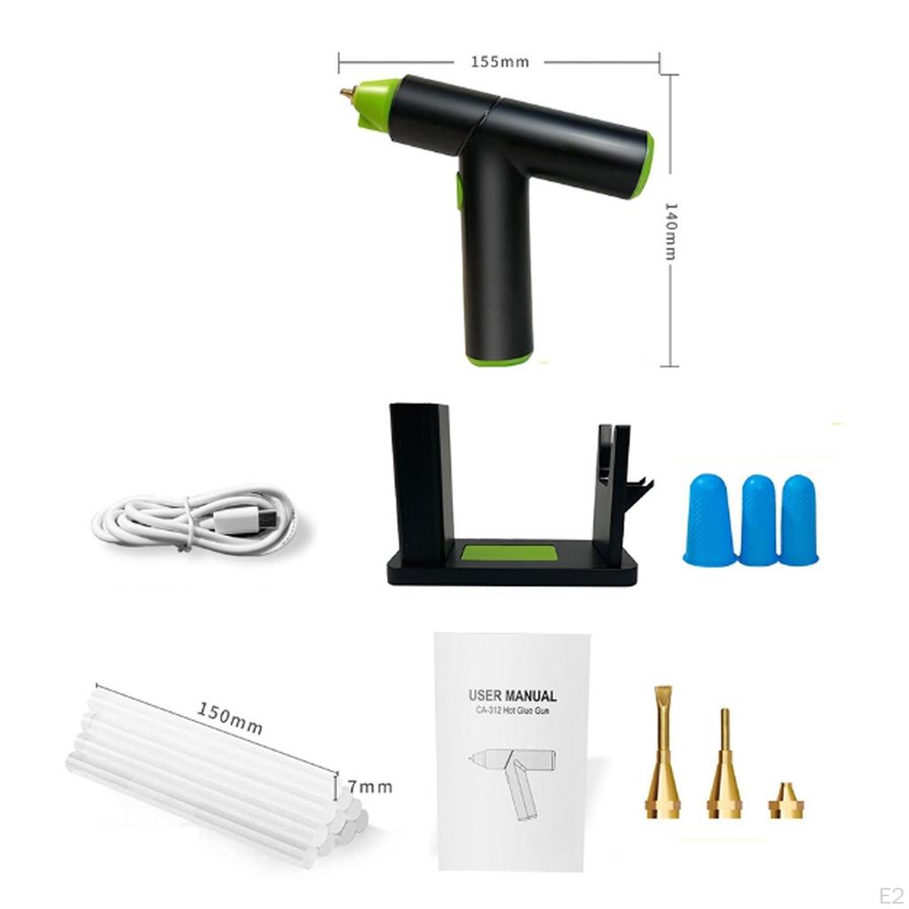 Mașină de lipit fără fir Reîncărcabilă Ușor de utilizat Instrument cu oprire automată Încălzire rapidă pentru crafting