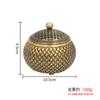 Brass Dreamweaving Ruyi Incense Burner Grid Shape Heavy Shape Correct Shape Ancient Antique Craft Ornament Supports Wholesale an