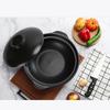 Multifunctional Casserole Pot with Lid Sizzling Hot Pot for Bibimbap and Soup Large Wide Mouth Heat 