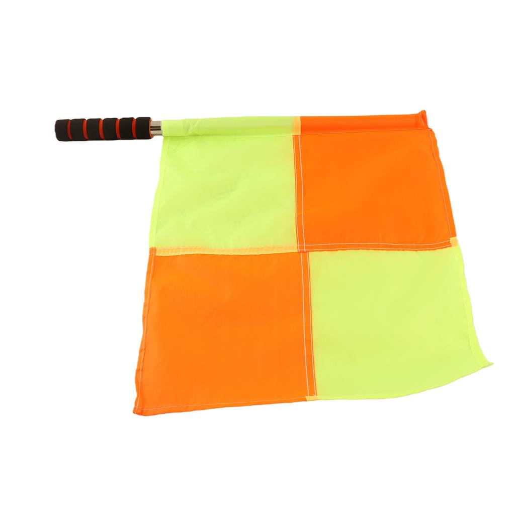 Soccer Flags Referee, 2PCS Referee Linesman Flag with Linesman Flag Match Soccer Football Hockey Training Feree Football Uk Storage Bag for Sports