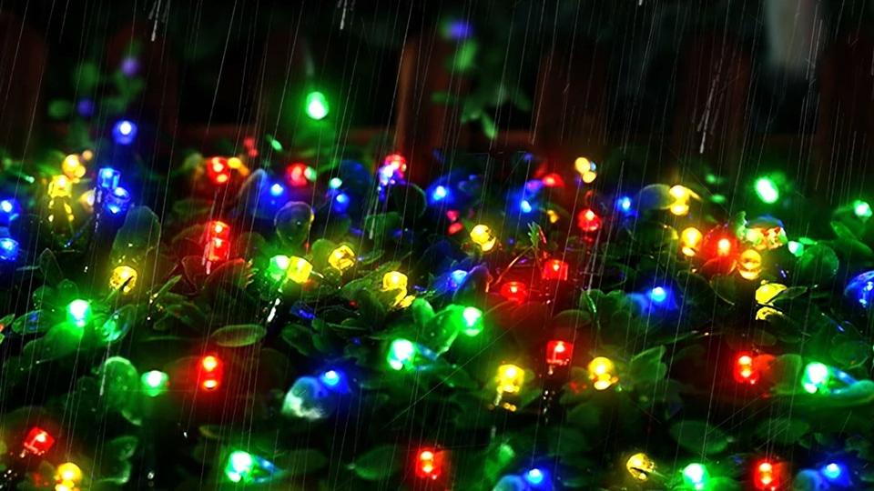 Christmas Tree Lights, Outdoor, Indoor, 100 Leds, 10M, Colorful, Decorative