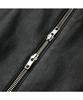 Customellow Black Leather Hood Jacket Cwuda26511Bkx