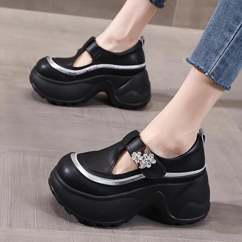 Roman Sandals Women's Outer Wear New Thick-soled High Casual Shoes Breathable Non-slip Beach Fashion Sandals Women's Tide