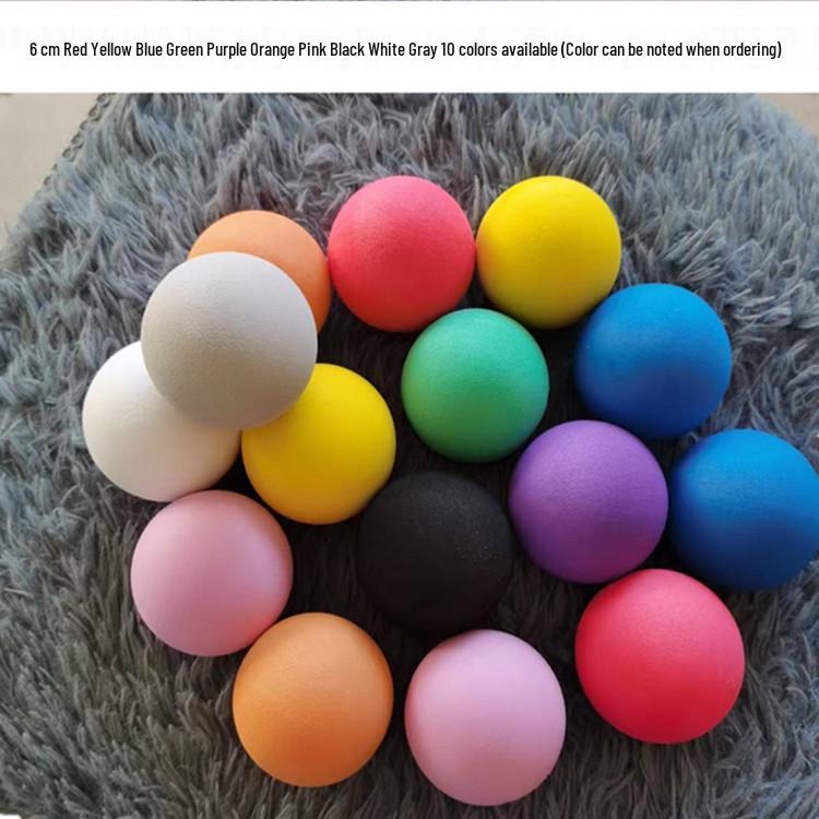 70mm EVA Foam Sponge Ball - Children's Toy for Kindergarten, Throwing & Entertainment, Colored & Durable