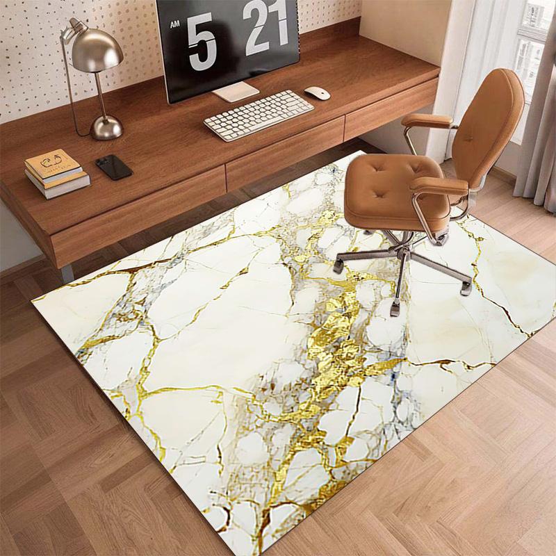 1PC Marble Texture Printed Carpet Rug for Living Room Bedroom Home Sofa Decoration,Non-slip Floor Mat Floor Mat