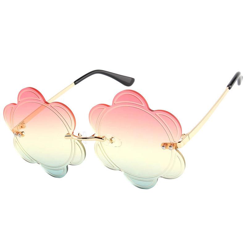 Sunglasses for Women, New European and American Style, Unique Frameless Floral Sunglasses, High-end Street Style, Hip-hop Eyewear
