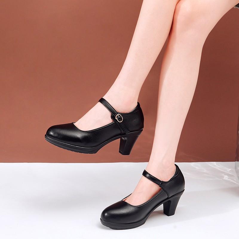 

Модные туфли на высоком каблуке, женские туфли-лодочки с неглубоким вырезом, дизайнерские сандалии с пряжкой, новинка осени 2025, классические элегантные туфли, модные туфли для платья, Zapatos Mujer 35