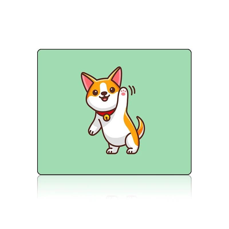 Gaming Cute Mouse Pad Small Corgi Shiba Inu Pc Accessories Deskmat Mousepad Gamer Keyboard Mats Anime Kawaii Laptops Mause Pads