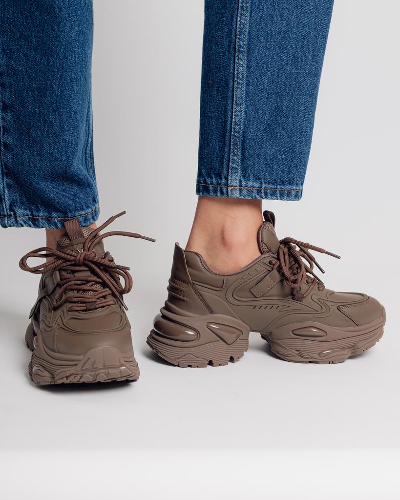 Women's Sneakers Suny Liana 6100 36 Coffee Leather