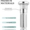 5PCS M12X1.50 Wheel Stud 90113S5H005 610-269,Steel Wheel Bolts,Replacement Wheel Lug Stud Kit Compatible With Acura Honda