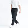 Li Ning Badminton Series Solid Color Logo Sports Straight Leg Casual Pants Men Bottoms Black AKLT807-1