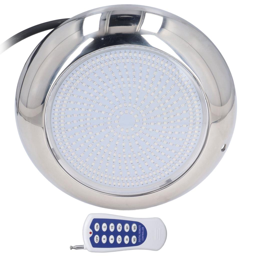 35W 468LED Swimming Pool Lamp RGBW Remote Control Pond Light AC12V IP68 Waterproof Landscape