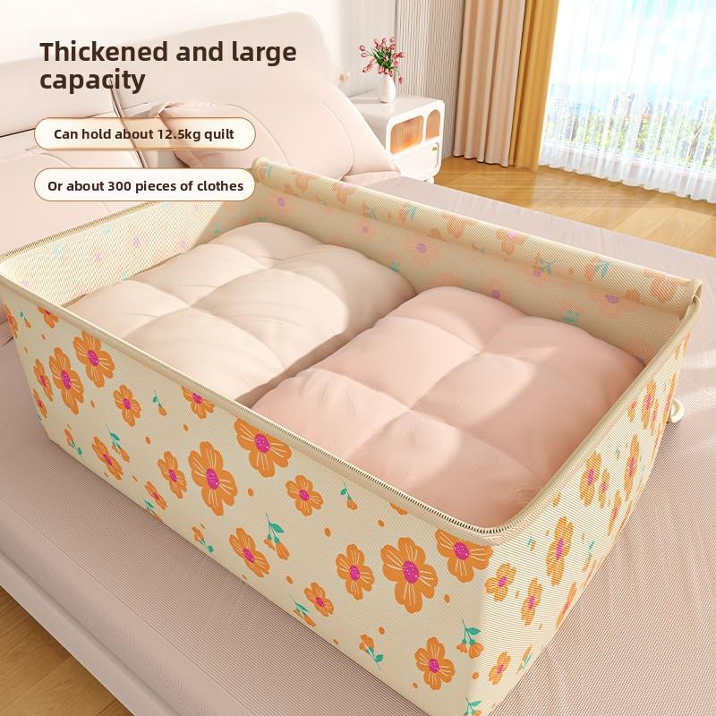 Modern Simple Cotton Duvet Bag With Collapsible Function For Dorm Room Storage