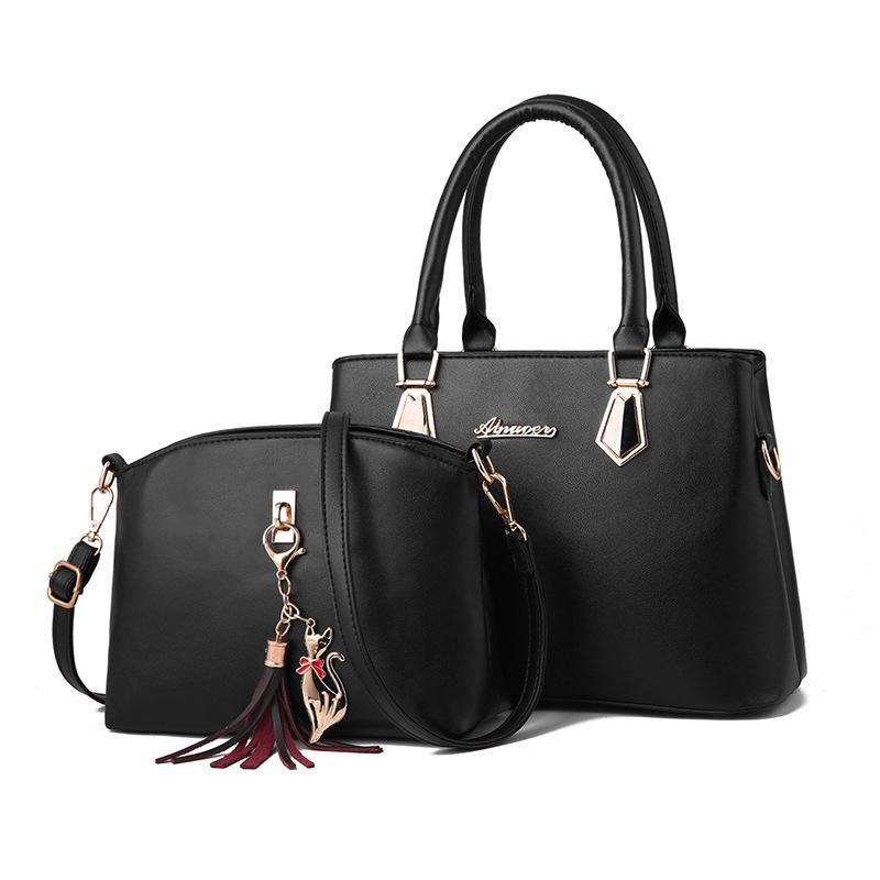 New child and mother fashion portable shoulder bag, one large-capacity two-piece set, women's bag, women's bag.