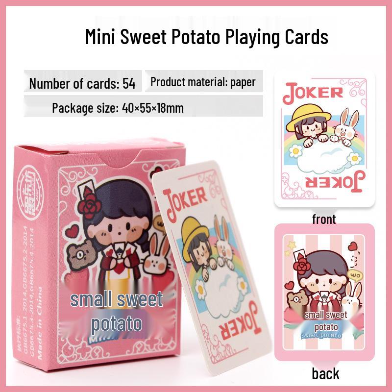 Mini Cute Duck Pocket Poker Cards for Kids - Werewolf Table Game