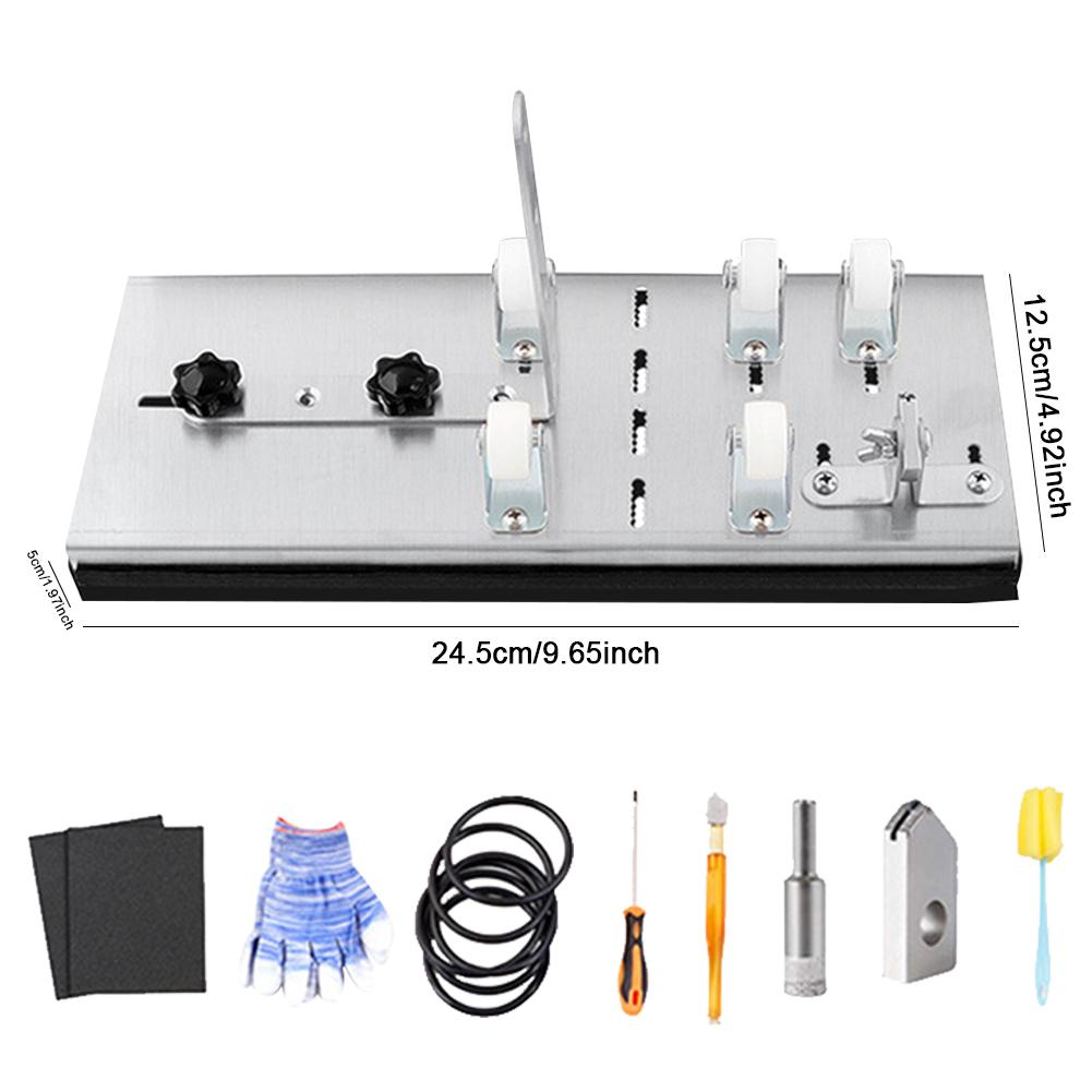 11/19Pcs Glass Bottle Cutter Stainless Steel DIY Glass Cutter Kit with Safety Gloves/Accessories Glass Sculptures Cutter Machine