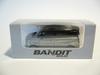 SUZUKI SOLIO Bandit 3rd Generation Miniature Car in Premium Silver Metallic with Black Roof (2020-present) Pull-Back Two-Tone
