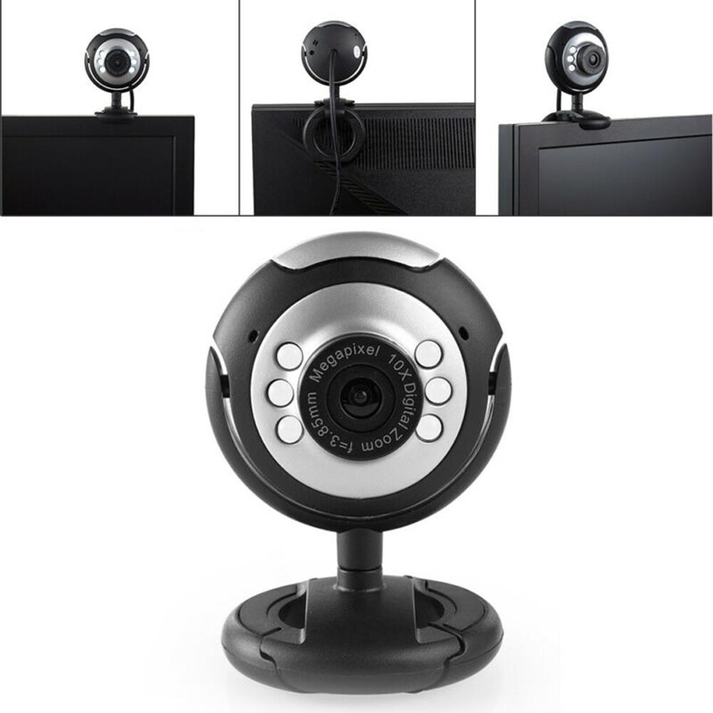 Buy 50MP High Definition 6 LED Webcam Camera With USB Microphone ...