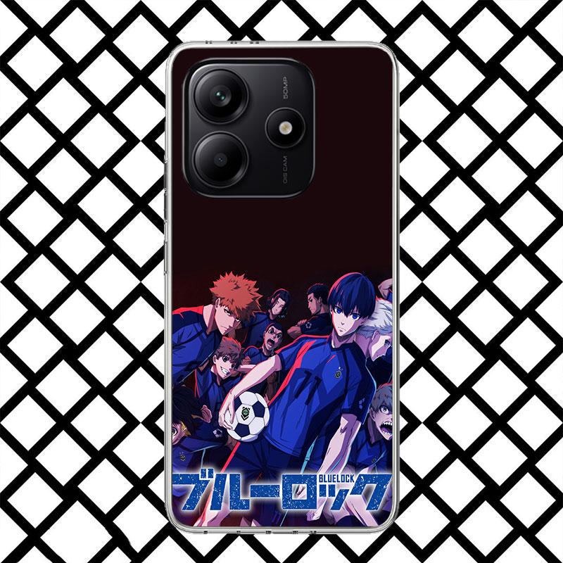 Heißes Anime Blue Lock Handyhülle für Xiaomi Redmi Note 15 14 14S 13 12 12S 11 Pro Plus 11E 11T 11S 10S 5G Weiche Hülle Fundas Redmi