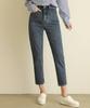 Ppaeppae Semi-Baggy Slim Straight Denim Pants