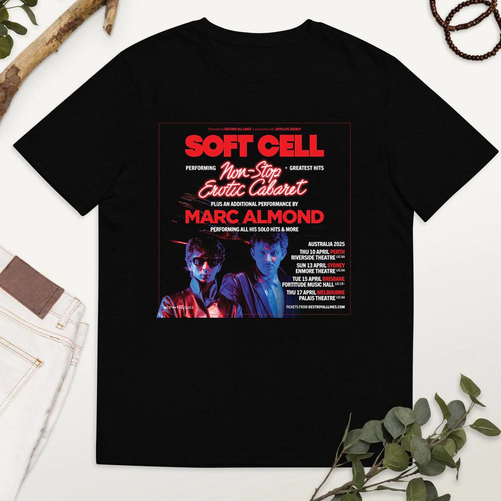 Soft Cell BAND 2Australian Tour  T Shirt Full Size S-5XL Unisex T-Shirt L