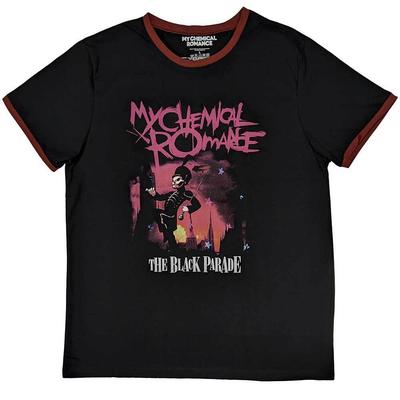 T-shirt unisex con bordi a contrasto dei My Chemical Romance: marzo
