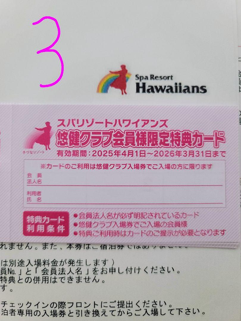 

[USED] Hawaiians admission ticket with bonus card