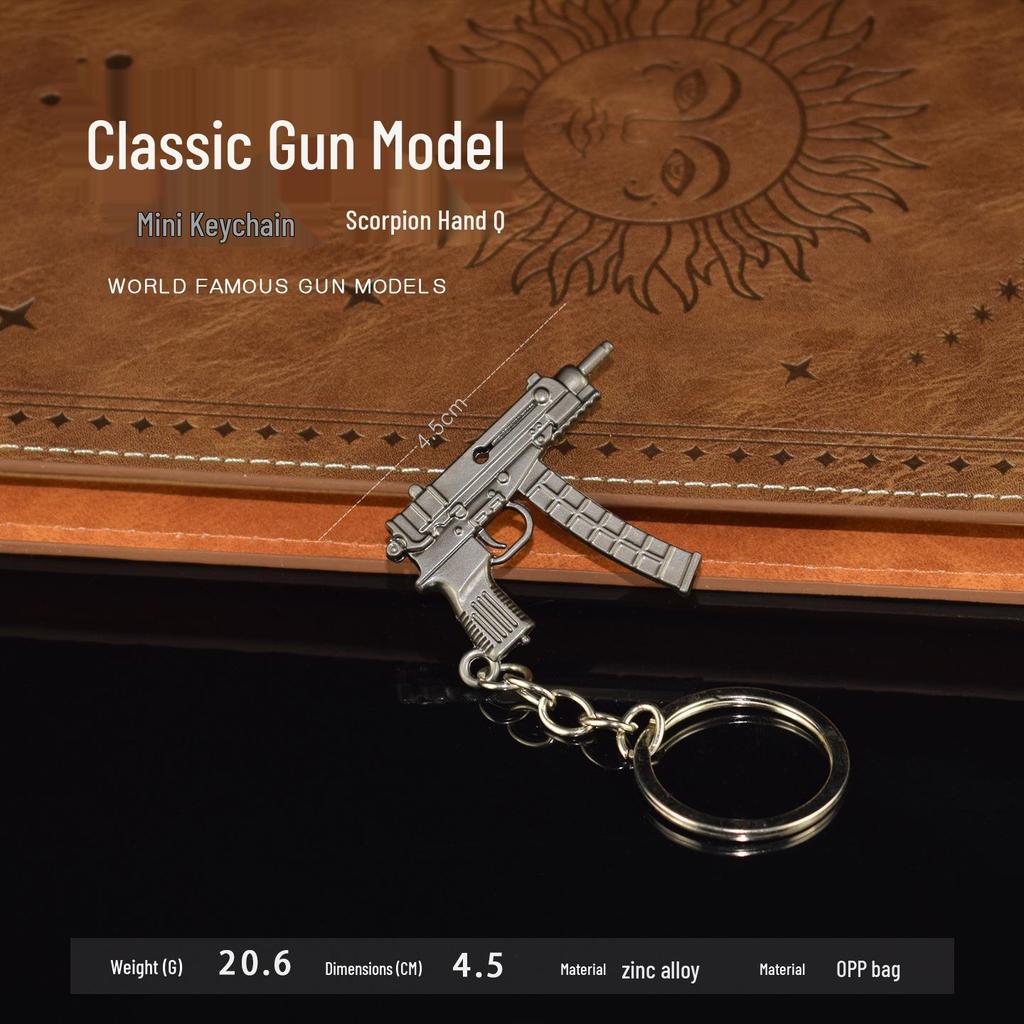 PUBG Frieden Schlüsselanhänger: Scorpion, Smith & Wesson Revolver, Luger P08, Colt, Mauser M1895 Modell