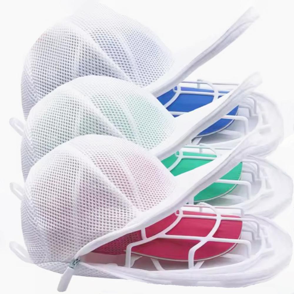 Waschmaschinenhut Waschschutzhut Hutreinigungsmaschine Waschbar Wäschesack Anti-Verformung Sichere Hutaufbewahrungslösung