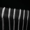 3-8MM Width Stainless Steel Chain Necklace For Men Women Gold Color High Quality Waterproof Choker Hip Hop Jewelry Gift