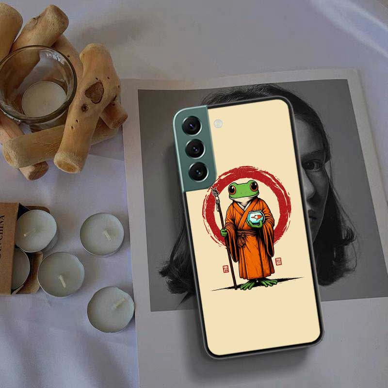 Cute Mouse Axolotl Frog Wizard Phone Case For Samsung Galaxy S22 S25 Ultra S21 S10 Plus S26 Edge S20 S23 S24 FE Cover Silico