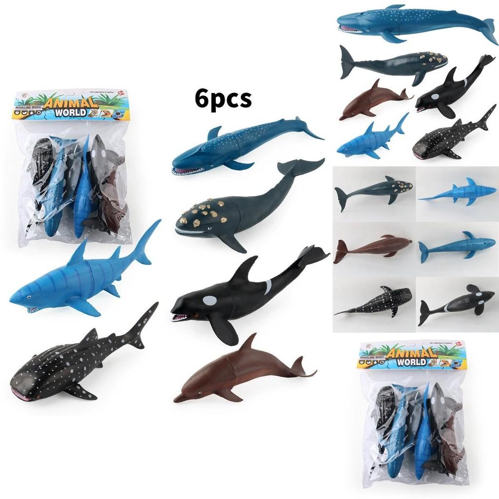 Kids Ocean Creature Figures Collection With Realistic Plastic Marine Life Toys