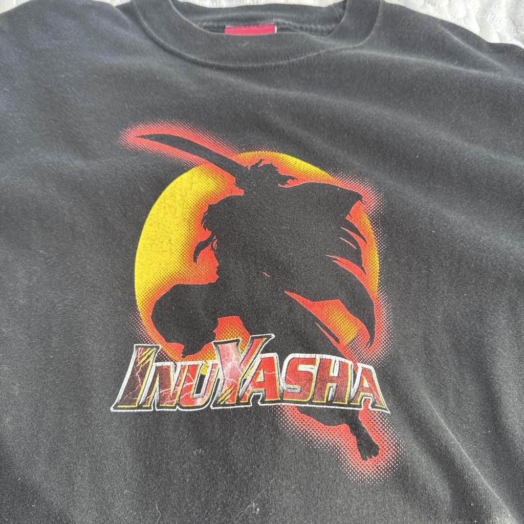 [USED] Rare 90s [Inuyasha] Vintage T-shirt, size L, used clothing