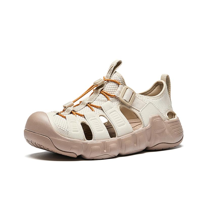 Anta River Trekking Shoes Slippers Women's Chalk/Nude Khaki 122628537-2