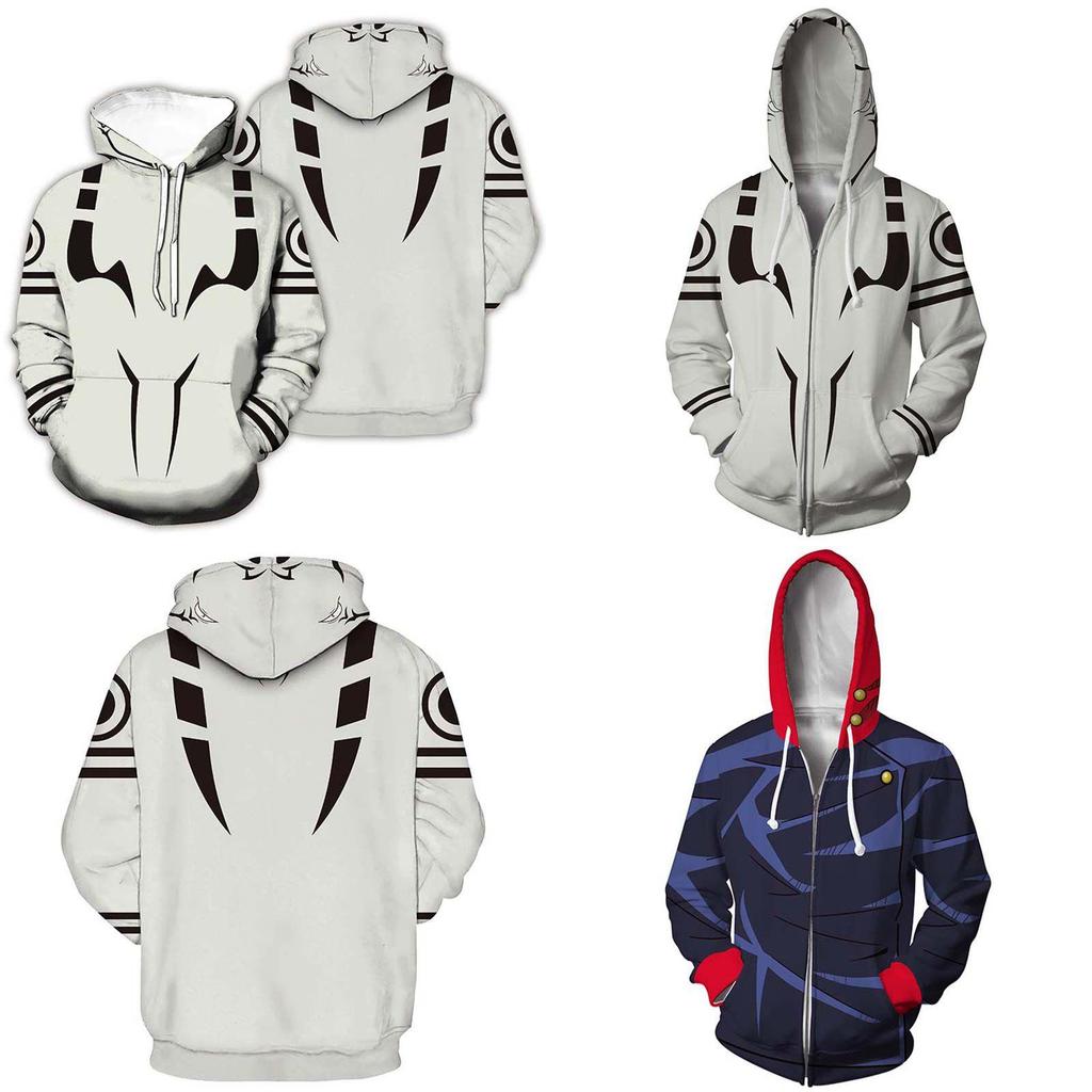 Stylish Jujutsu Kaisen Hoodies For Men Featuring Vibrant 3d Printed Design