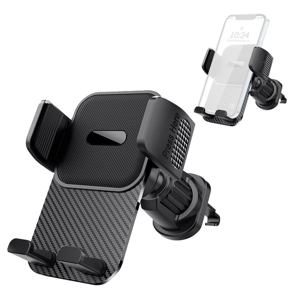 Handyhalterung für Lüftungsschlitz Handyhalterung für Auto Acryl Freisprecheinrichtung Automobilhalterung Clipständer 4-7" Handys