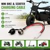 17AWG Draad Scooter Oplader Poort Laadcontact voor Razor MX350 MX400 SX350 E100 E200 E300 E-Bike