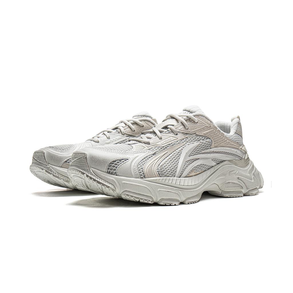 Li Ning Hei Star L2K Classic And Versatile Abrasion Resistant Breathable Low Top Chunky Sneakers Men's AGLW005-1