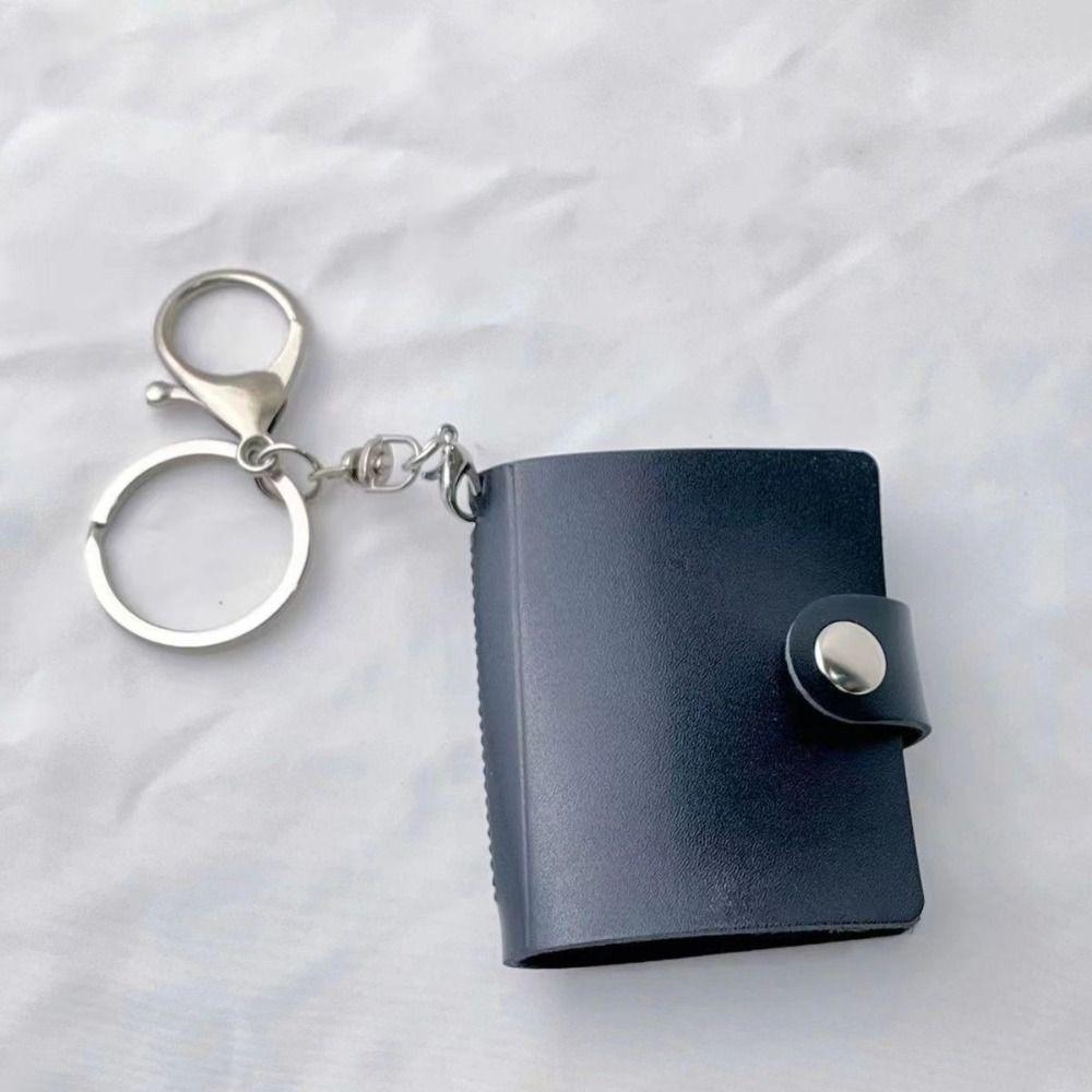 DIY Wallet Mini Photo Album 2 Inch Photo Card Holder PVC Photo Album Keychain Jewelry Gift