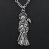 Santa Muerte Necklace Hoodoo Voodoo Occult Magic Aztec Maya Ritual Altar Jewelry Rootwork