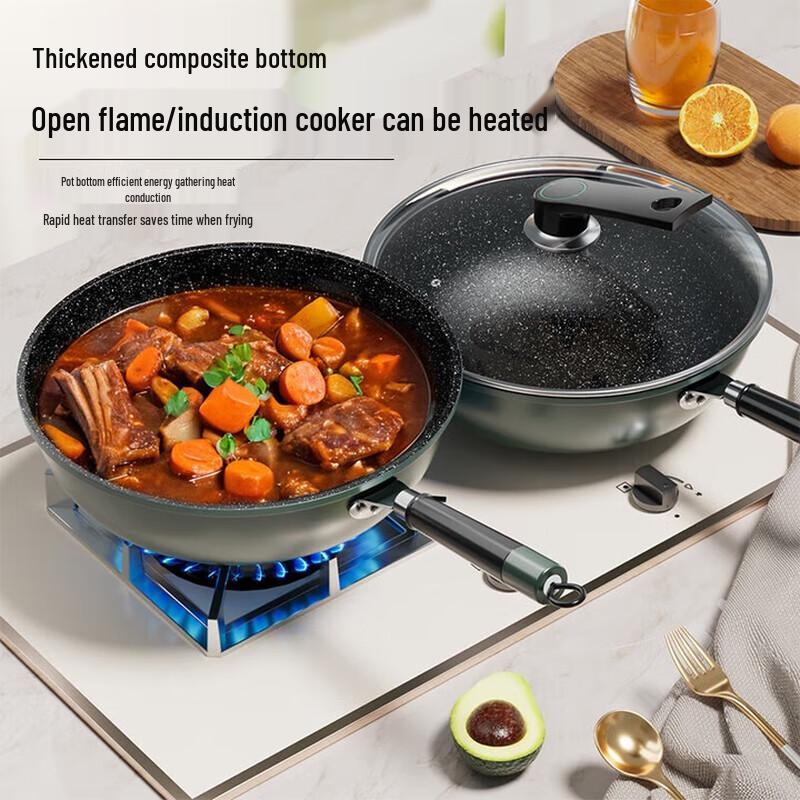 Maifan Stone Non-Stick Cast Iron Wok
