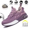Women's Steel Toe Safety Shoes Crush & Puncture Resistant | Breathable & Lightweight Work Shoes for Office, Workshop
