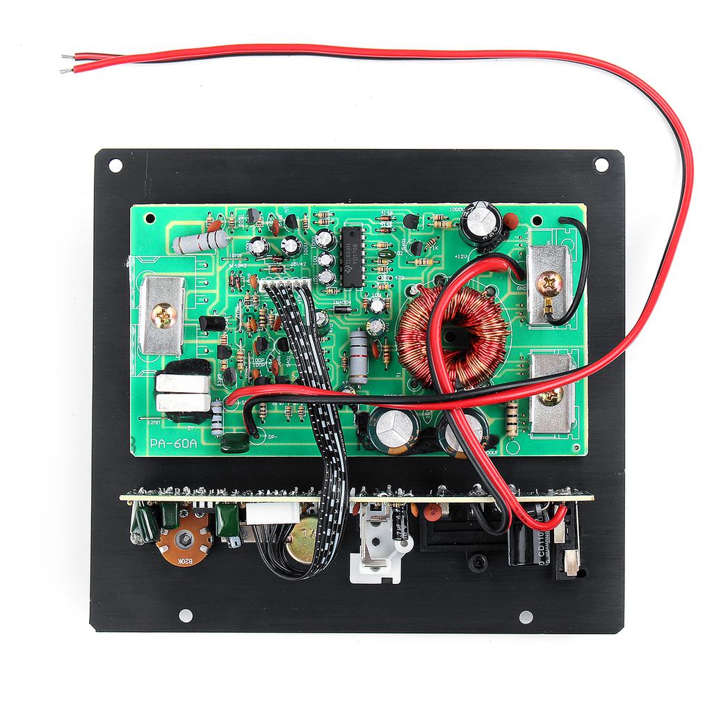 Amplificatore Auto 120W Subwoofer - Scheda Audio 12V Con Ingressi RCA/AUX Per Auto E Veicoli